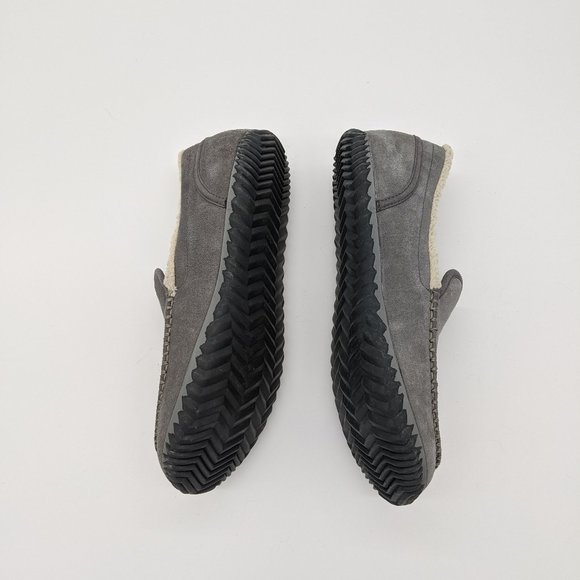 Sorel Men's Suede Gray Dude Moc Slippers Size 10.5 - Picture 4 of 8